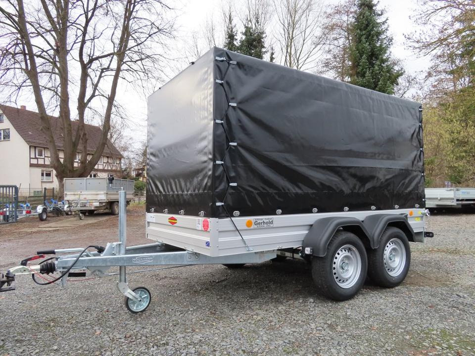 Böckmann,PKW Anhänger, 2,7 to. Plane u. Spriegel, 100 km/h - Curtainsider trailer: picture 1 Böckmann,PKW Anhänger, 2,7 to. Plane u. Spriegel, 100 km/h - Curtainsider trailer: picture 1