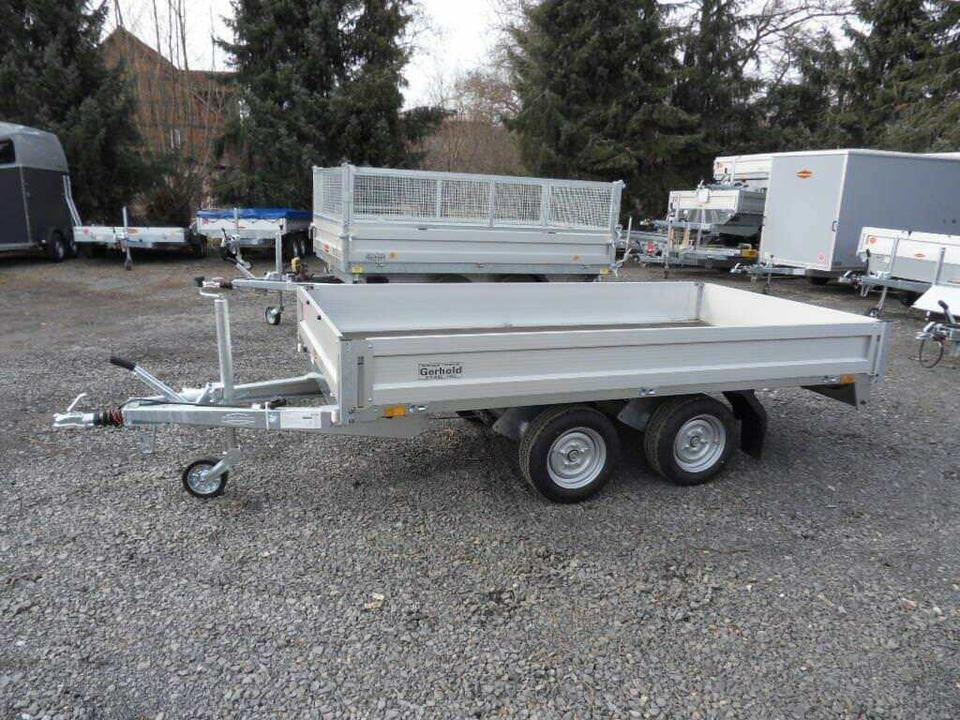 Böckmann PKW Anhänger 2,7t Hochlader niedrige Ladehöhe - Dropside/ Flatbed trailer: picture 1 Böckmann PKW Anhänger 2,7t Hochlader niedrige Ladehöhe - Dropside/ Flatbed trailer: picture 1
