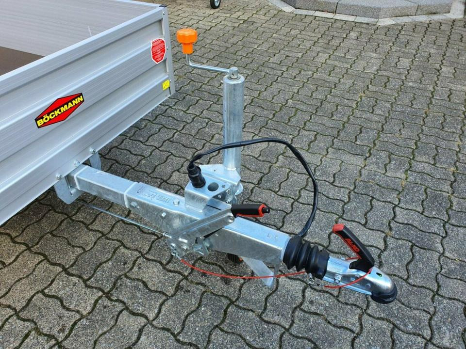 Car trailer Böckmann PKW Anhänger mit Gitteraufsatz 100 km/h 1.35to: picture 9