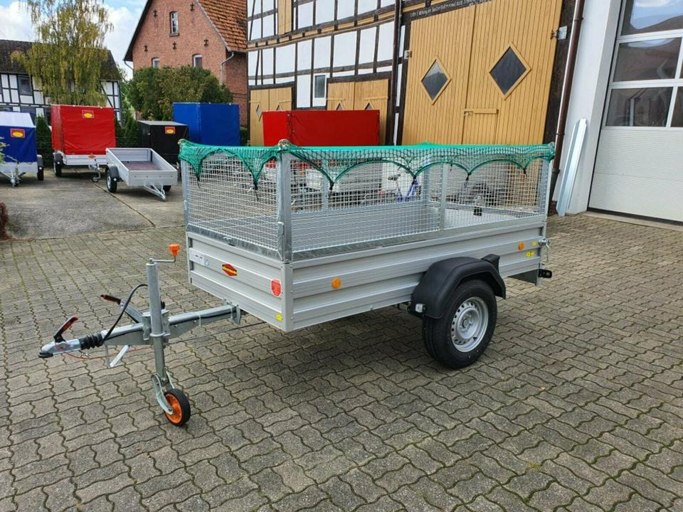 Car trailer Böckmann PKW Anhänger mit Gitteraufsatz 100 km/h 1.35to: picture 11