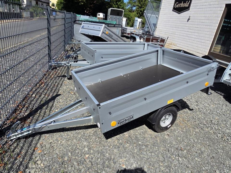 Böckmann, TPV-PKW Anhänger, 650 kg, ungebremst, Hochlader, - Car trailer: picture 1 Böckmann, TPV-PKW Anhänger, 650 kg, ungebremst, Hochlader, - Car trailer: picture 1