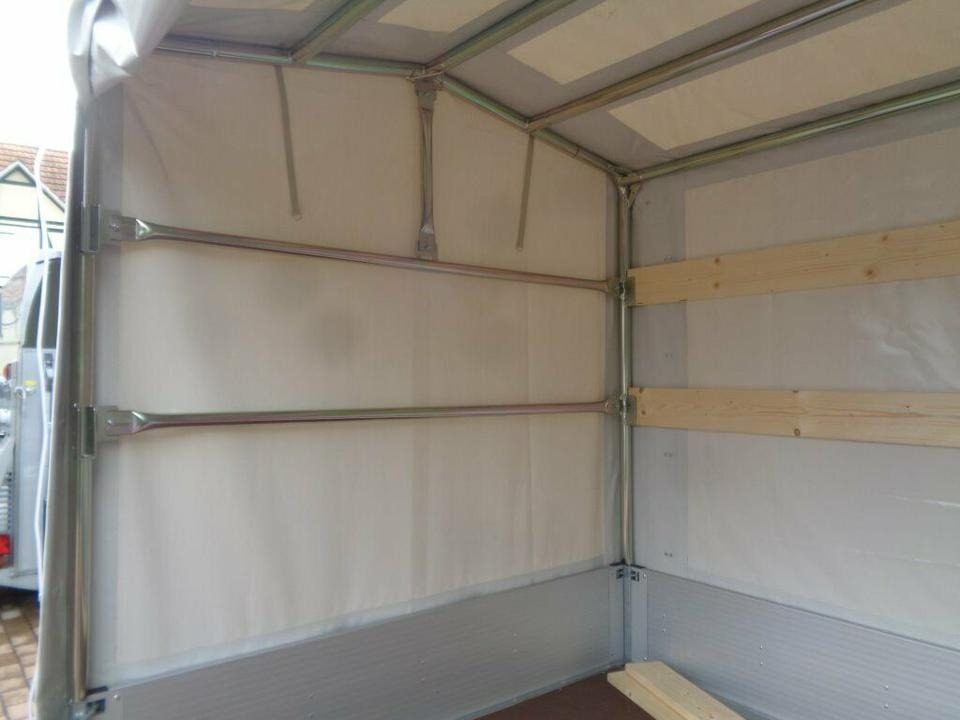 PKW-Anhänger Hochlader 2,7 to. HL-AL 4118/27 F Plane u. Sp. - Curtainsider trailer: picture 4 PKW-Anhänger Hochlader 2,7 to. HL-AL 4118/27 F Plane u. Sp. - Curtainsider trailer: picture 4