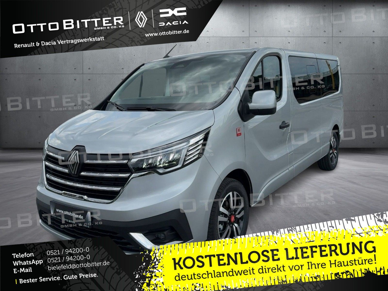 Renault Trafic Grand RED EDITION L2H1 dCi150 9-SITZE ALU - Passenger van: picture 1 Renault Trafic Grand RED EDITION L2H1 dCi150 9-SITZE ALU - Passenger van: picture 1