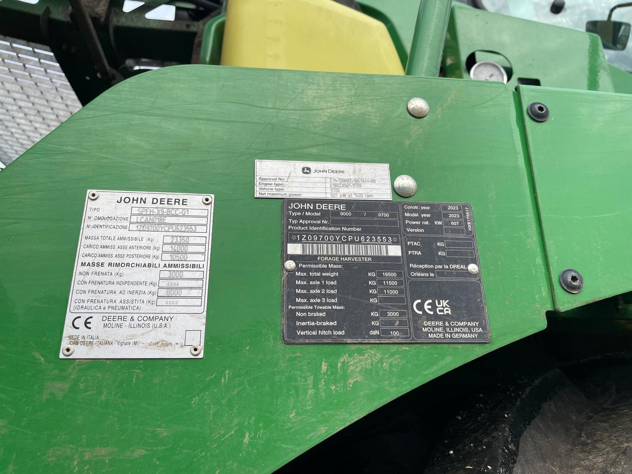 JOHN DEERE TRINCIA 9700i - Forage harvester: picture 5 JOHN DEERE TRINCIA 9700i - Forage harvester: picture 5