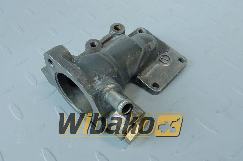 Thermostat housing for engine Kubota V1505 19008-72700 - Thermostat for Construction machinery: picture 1 Thermostat housing for engine Kubota V1505 19008-72700 - Thermostat for Construction machinery: picture 1
