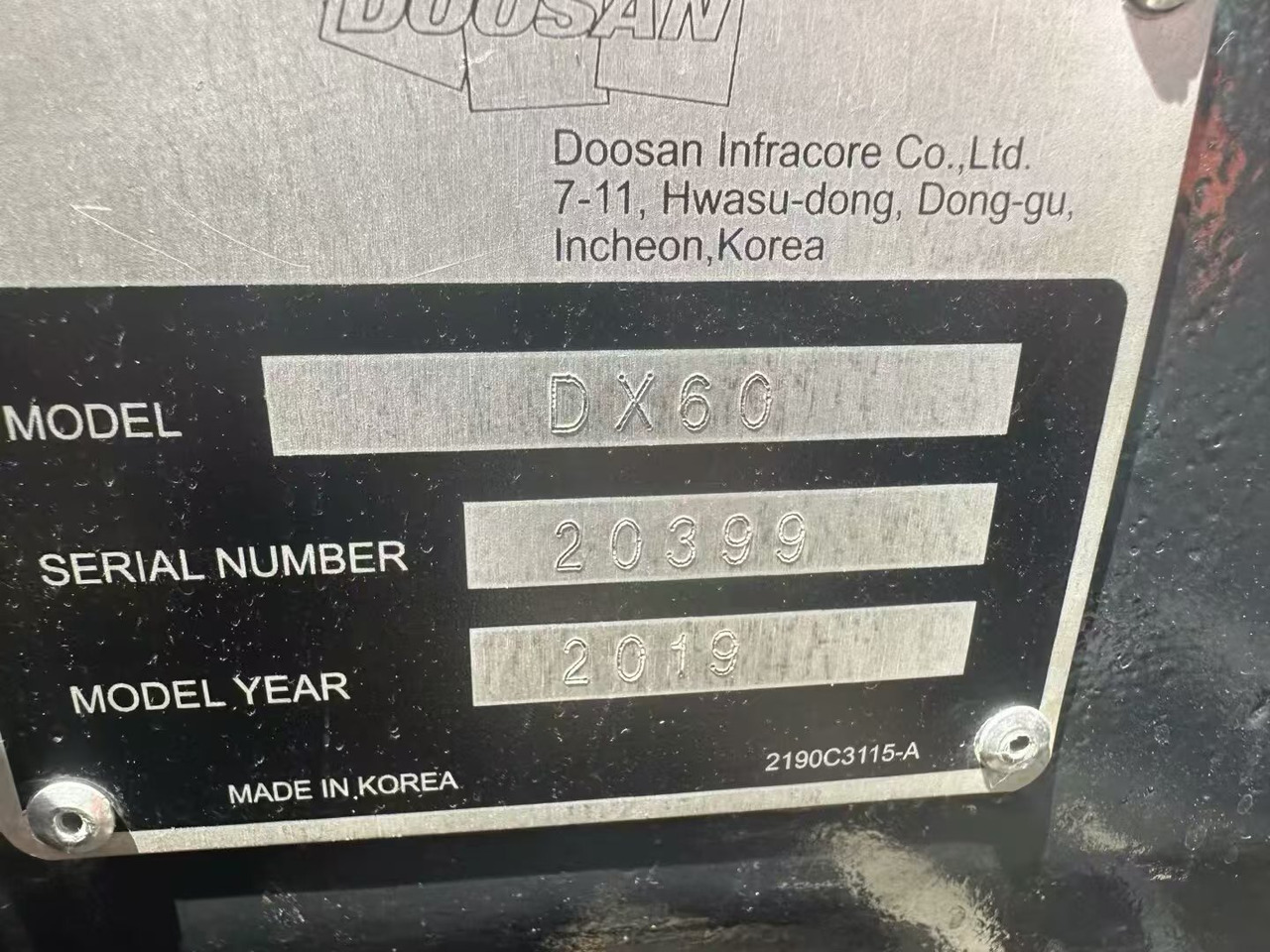 DOOSAN DX60 leasing DOOSAN DX60: picture 10