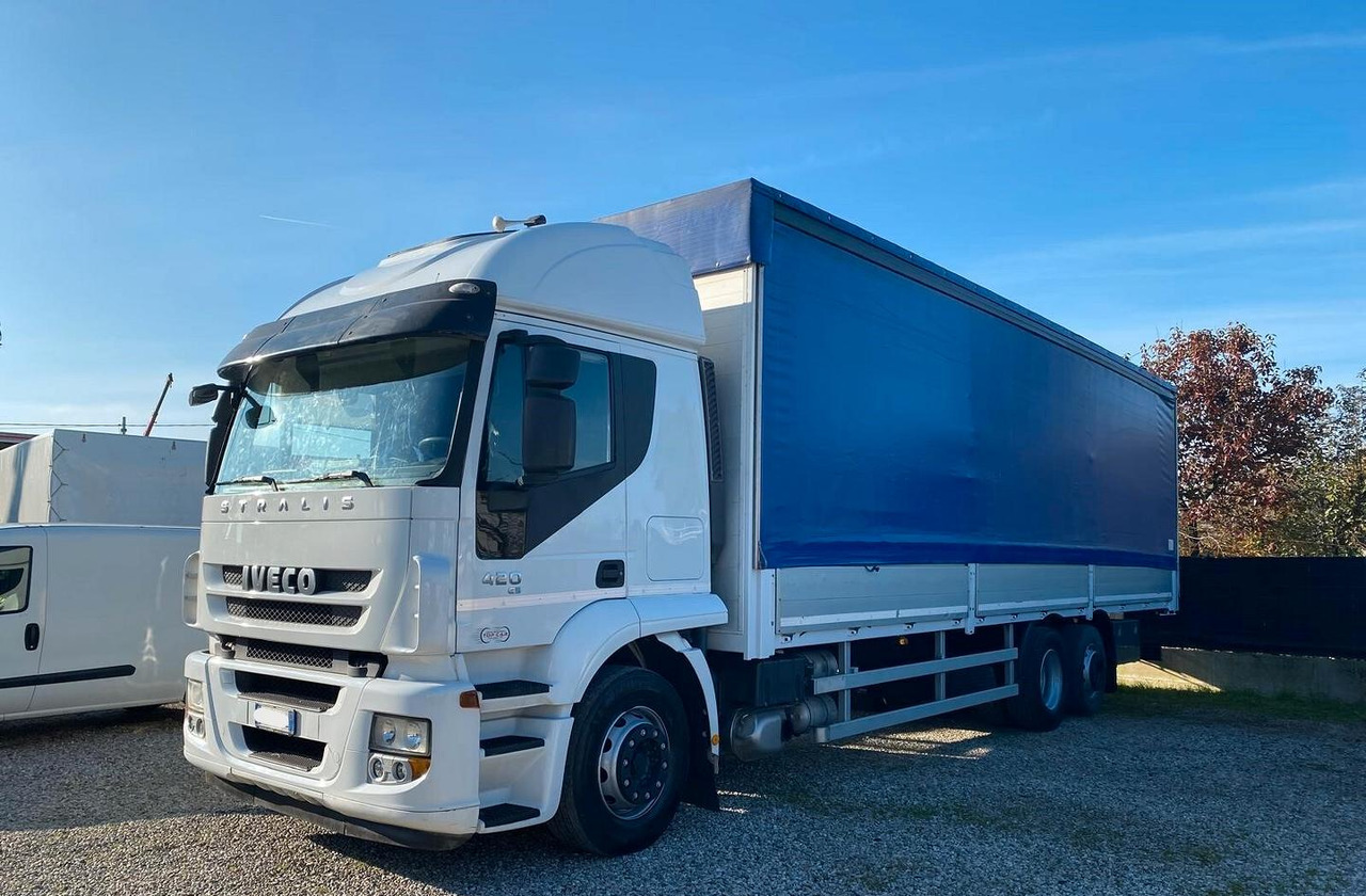 IVECO STRALIS 420 2008 CASSONE CENTINATO - Curtainsider truck: picture 1 IVECO STRALIS 420 2008 CASSONE CENTINATO - Curtainsider truck: picture 1