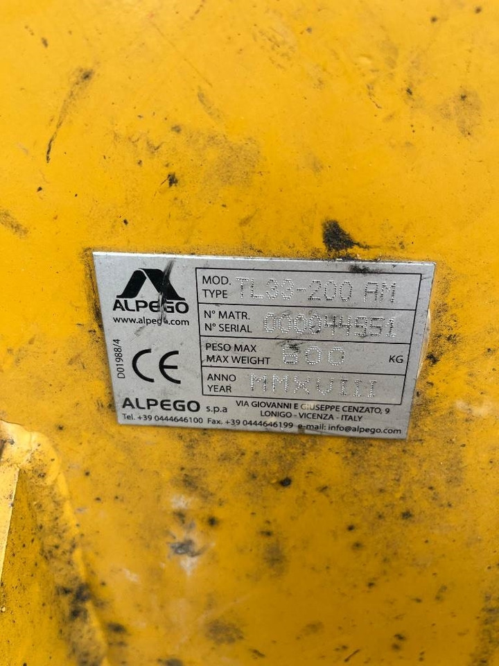 Alpego TL33 200 - Agricultural machinery: picture 3 Alpego TL33 200 - Agricultural machinery: picture 3