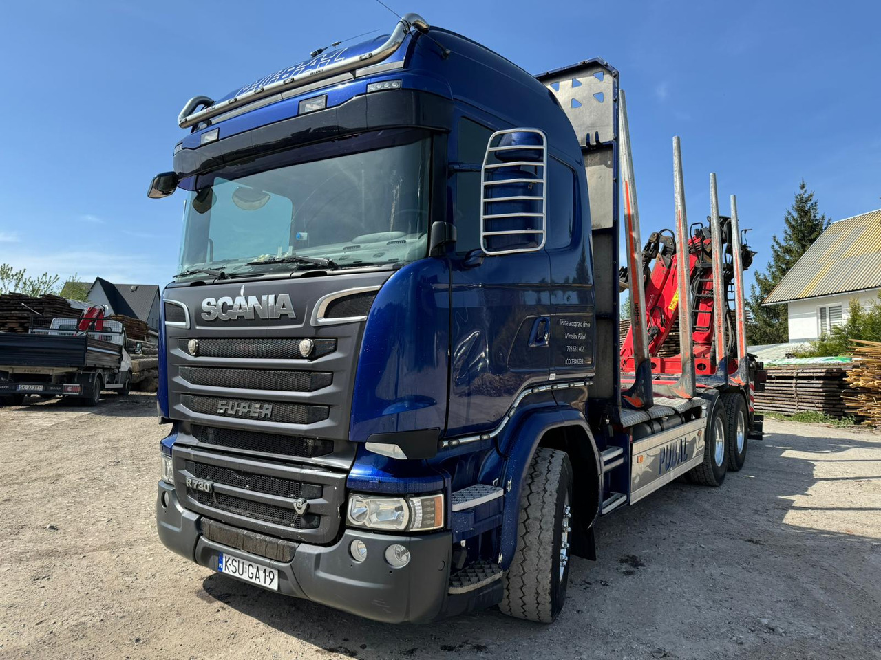 SCANIA R730 - Timber truck, Crane truck: picture 4 SCANIA R730 - Timber truck, Crane truck: picture 4