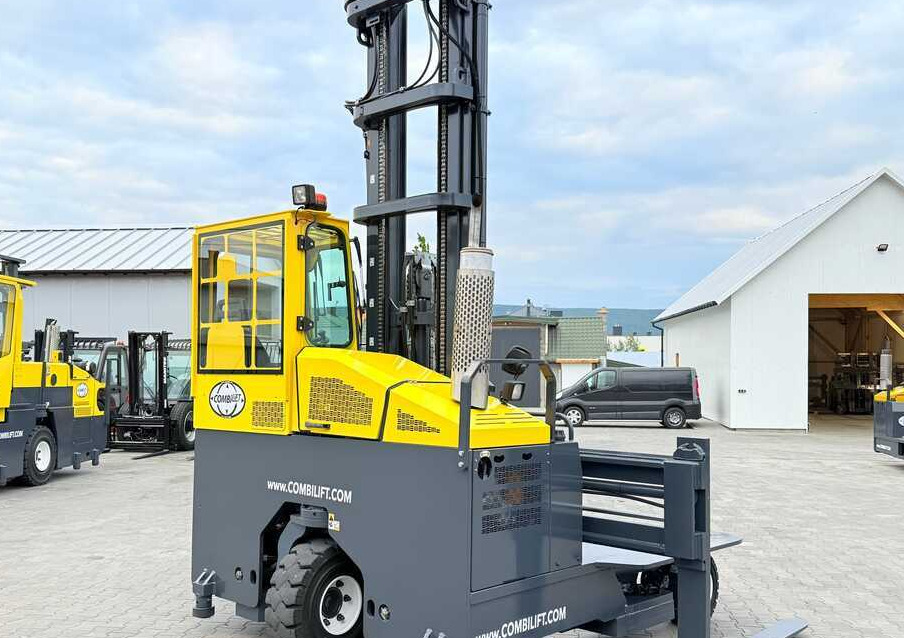 4-way reach truck Combilift C5000 / TRIPLEX 7500MM / WIDE FORK POSITIONER / FREE LIFT / NEW TYRES / HEATED CABIN: picture 7