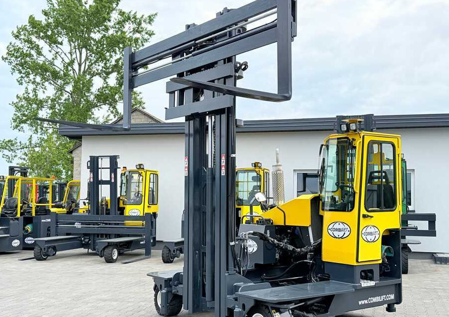 4-way reach truck Combilift C5000 / TRIPLEX 7500MM / WIDE FORK POSITIONER / FREE LIFT / NEW TYRES / HEATED CABIN: picture 27