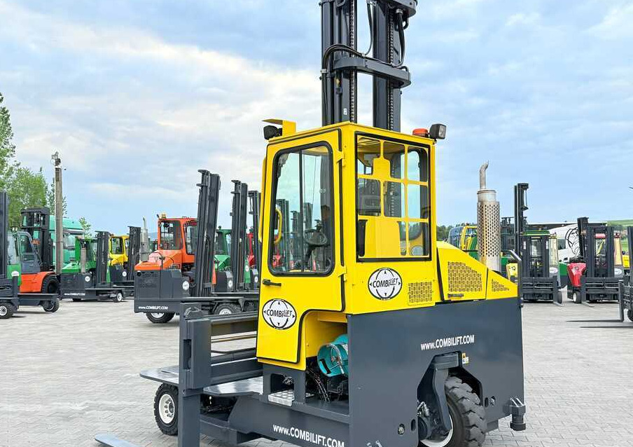 4-way reach truck Combilift C5000 / TRIPLEX 7500MM / WIDE FORK POSITIONER / FREE LIFT / NEW TYRES / HEATED CABIN: picture 10