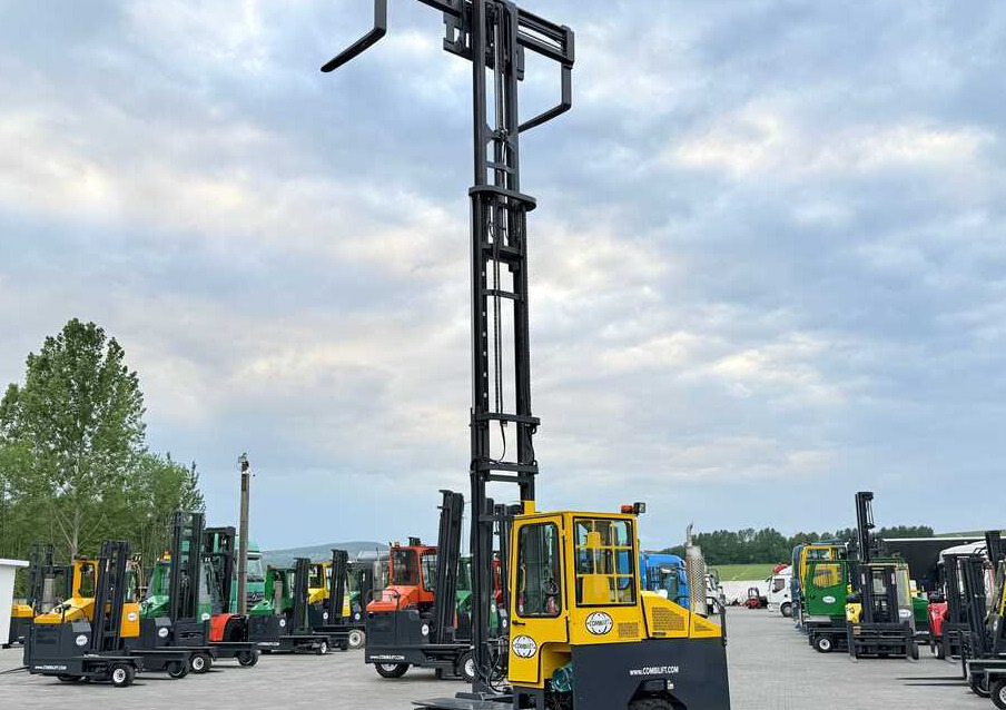 4-way reach truck Combilift C5000 / TRIPLEX 7500MM / WIDE FORK POSITIONER / FREE LIFT / NEW TYRES / HEATED CABIN: picture 37