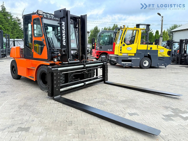 Doosan DOOSAN / DUPLEX 3000MM / SIDE SHIFT / FORK POSITIONER / 2500MM FORKS / 7000KG / CABIN / LIKE NEW DOOSAN / DUPLEX 3000MM / SIDE S - Diesel forklift: picture 5 Doosan DOOSAN / DUPLEX 3000MM / SIDE SHIFT / FORK POSITIONER / 2500MM FORKS / 7000KG / CABIN / LIKE NEW DOOSAN / DUPLEX 3000MM / SIDE S - Diesel forklift: picture 5