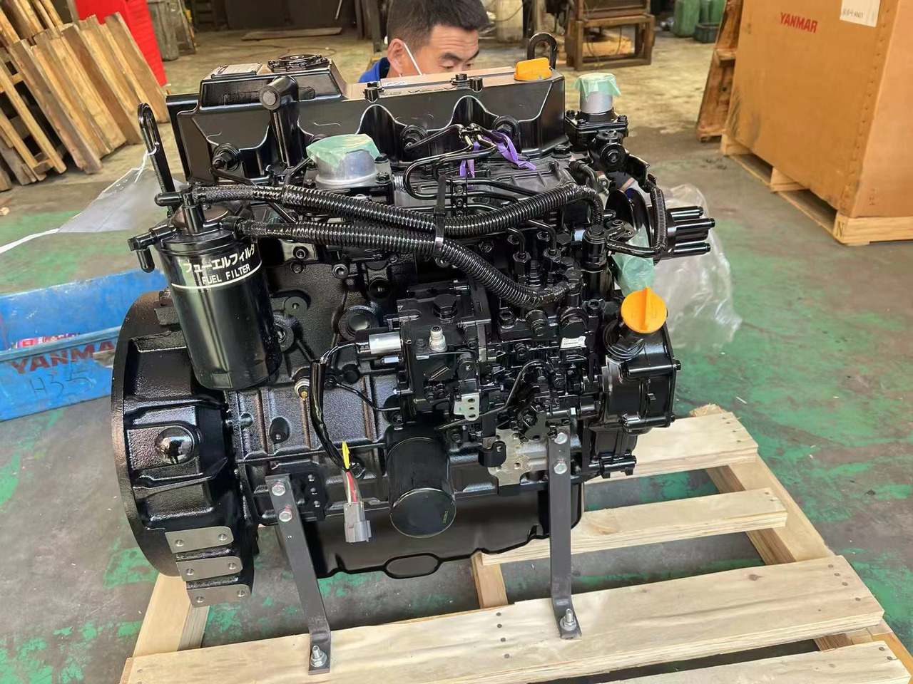 YANMAR 4TNV94L - Engine for Excavator: picture 1 YANMAR 4TNV94L - Engine for Excavator: picture 1