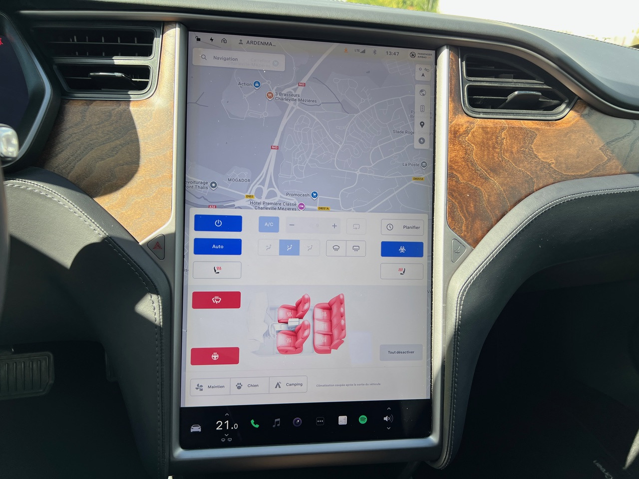 TESLA Model S 75D -Capacité de conduite autonome – Phase 2 – 93% SOH - Sedan: picture 5 TESLA Model S 75D -Capacité de conduite autonome – Phase 2 – 93% SOH - Sedan: picture 5