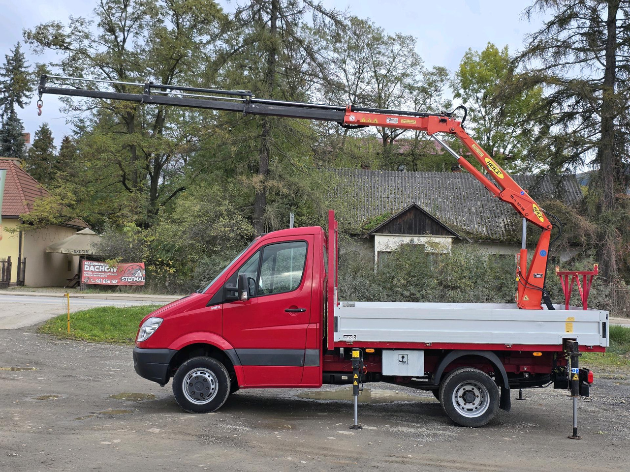 Mercedes-Benz Sprinter 418 CDI Skrzynia +HDS 10.5 M +Pilot ! 87000km ! - Open body delivery van: picture 4 Mercedes-Benz Sprinter 418 CDI Skrzynia +HDS 10.5 M +Pilot ! 87000km ! - Open body delivery van: picture 4