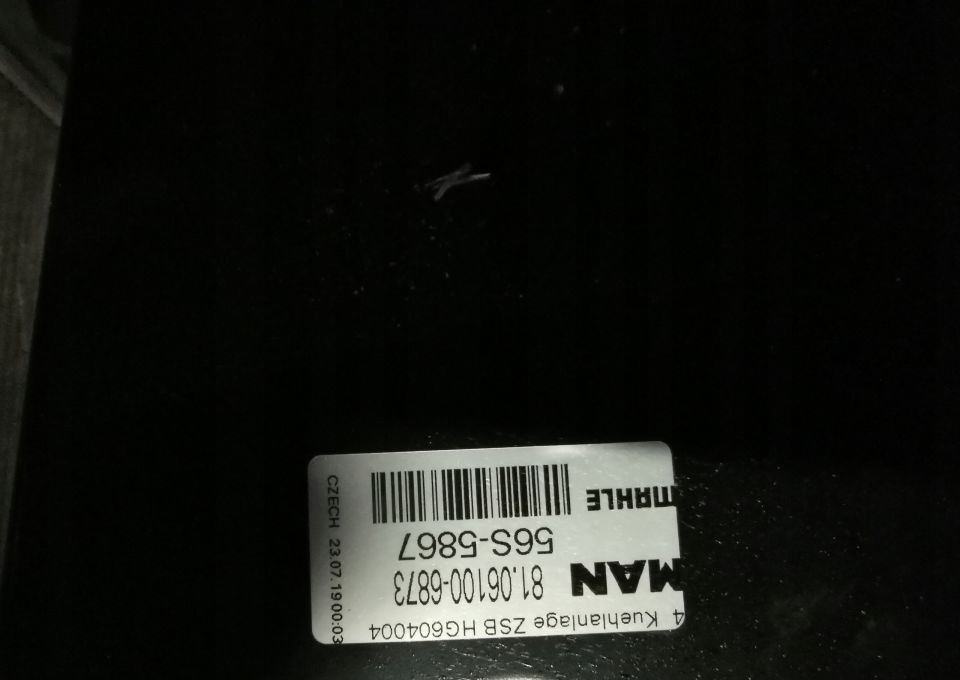 Chłodnice CHŁODNICA MAN TGS MEHLE 81.06100-6873 - Radiator for Truck: picture 3 Chłodnice CHŁODNICA MAN TGS MEHLE 81.06100-6873 - Radiator for Truck: picture 3