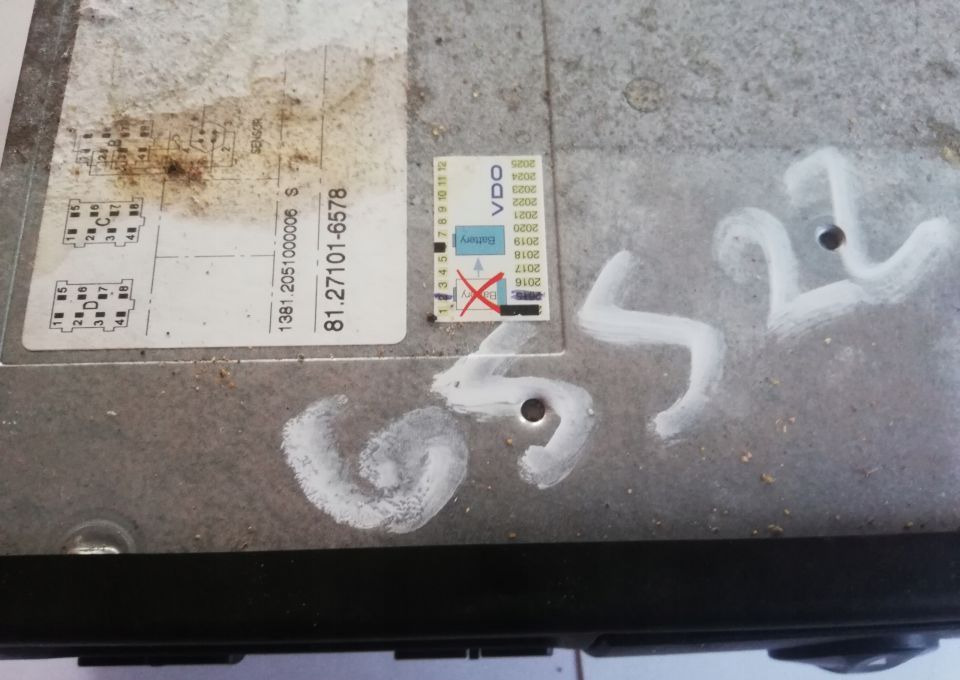 TACHOGRAF MAN TGX TGS 81.27101-6578 - Tachograph for Truck: picture 2 TACHOGRAF MAN TGX TGS 81.27101-6578 - Tachograph for Truck: picture 2