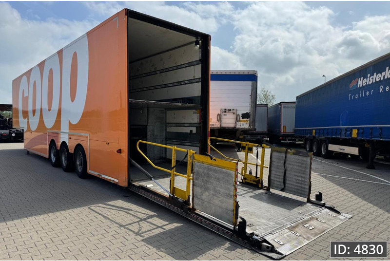 BURGERS Double-Deck / Steering axle / Tail lift / Racing - Closed box semi-trailer: picture 4 BURGERS Double-Deck / Steering axle / Tail lift / Racing - Closed box semi-trailer: picture 4