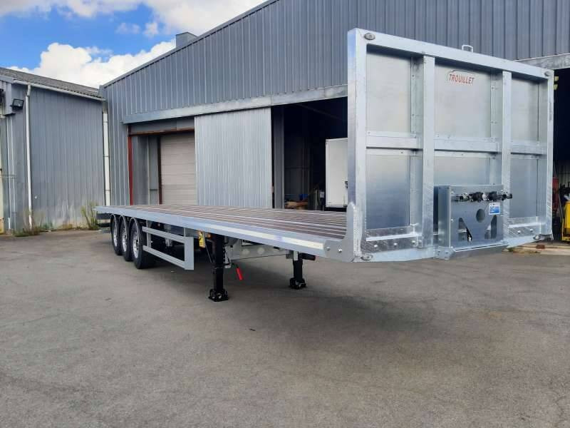 Semi-remorque 3 Essieux 38 TONNES PLATEAU LOURD - Dropside/ Flatbed semi-trailer: picture 3 Semi-remorque 3 Essieux 38 TONNES PLATEAU LOURD - Dropside/ Flatbed semi-trailer: picture 3
