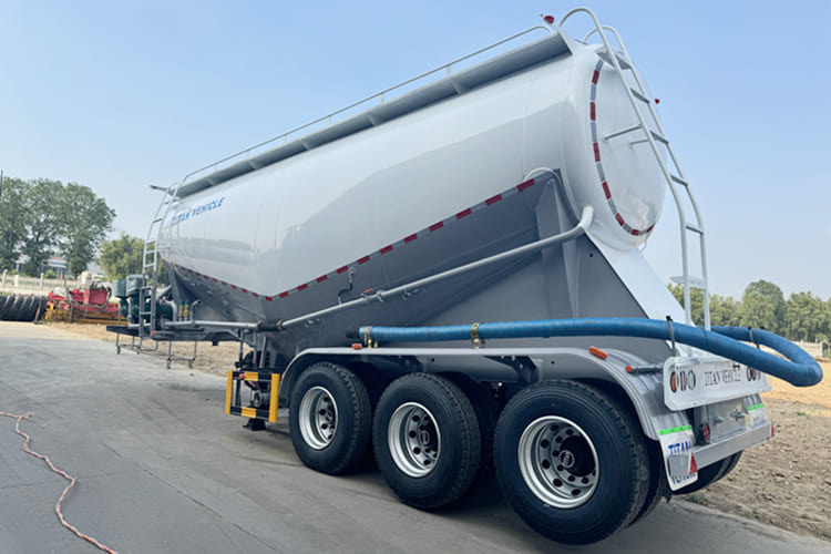 TITAH Bulk Cement Tank Trailer for Slae in Guyana - Tank semi-trailer: picture 2 TITAH Bulk Cement Tank Trailer for Slae in Guyana - Tank semi-trailer: picture 2