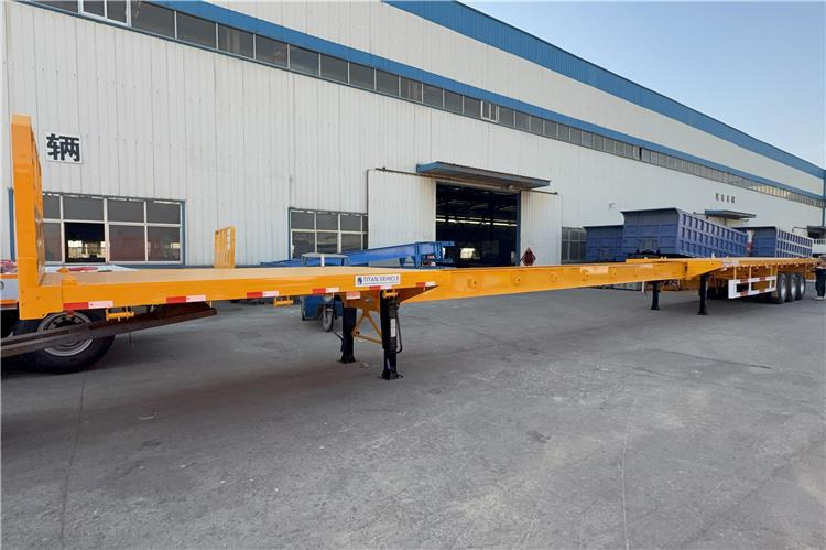 TITAN 3 Axle 24m Extendable Flatbed Trailer for Sale In Chile - Dropside/ Flatbed semi-trailer: picture 2 TITAN 3 Axle 24m Extendable Flatbed Trailer for Sale In Chile - Dropside/ Flatbed semi-trailer: picture 2
