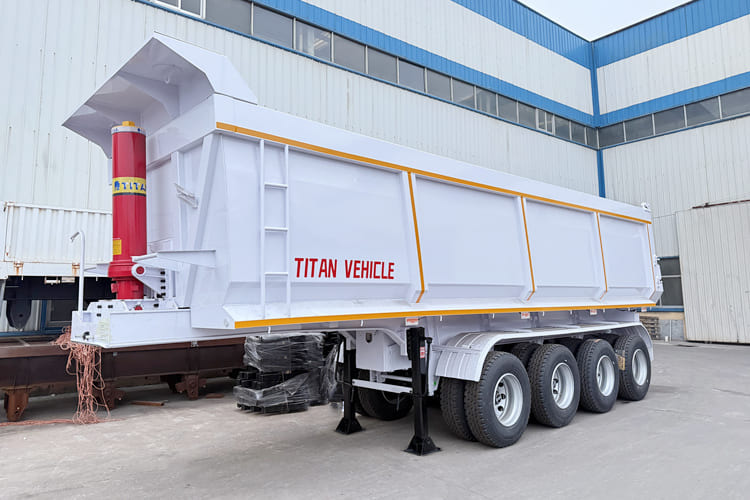 TITAN End Dump Trailer for Sale in Kenya - Tipper semi-trailer: picture 4 TITAN End Dump Trailer for Sale in Kenya - Tipper semi-trailer: picture 4