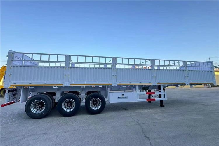 TITAN In Stock 30/40/50 Ton Fence Semi Trailer Transport Cargo Bulk In Senegal - Livestock semi-trailer: picture 5 TITAN In Stock 30/40/50 Ton Fence Semi Trailer Transport Cargo Bulk In Senegal - Livestock semi-trailer: picture 5