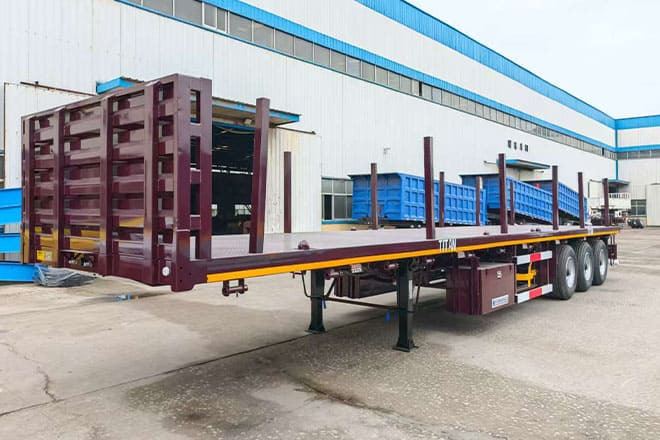 TITAN New 3 Axle Flatbed Trailers for Sale in Malawi - Dropside/ Flatbed semi-trailer: picture 1 TITAN New 3 Axle Flatbed Trailers for Sale in Malawi - Dropside/ Flatbed semi-trailer: picture 1