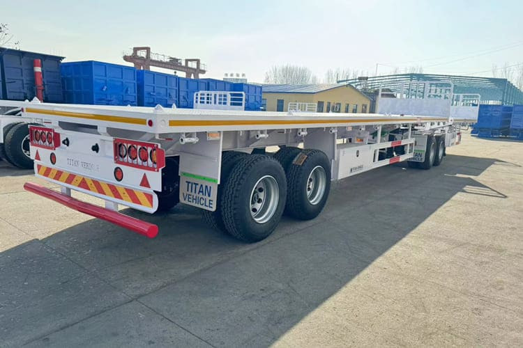 TITAN Super Link Flatbed Trailer for Sale in Mali - Dropside/ Flatbed semi-trailer: picture 4 TITAN Super Link Flatbed Trailer for Sale in Mali - Dropside/ Flatbed semi-trailer: picture 4