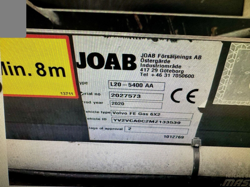 Hook lift truck Volvo FE 330 6x2 Hooklift Joab 20 to 5400 mm Lenkachse: picture 7