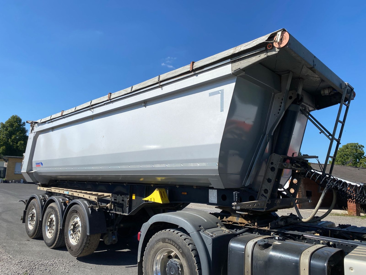 Schmitz Cargobull 3-achs Stahlmulde 28 cbm TOP Zustand - Tipper semi-trailer: picture 4 Schmitz Cargobull 3-achs Stahlmulde 28 cbm TOP Zustand - Tipper semi-trailer: picture 4