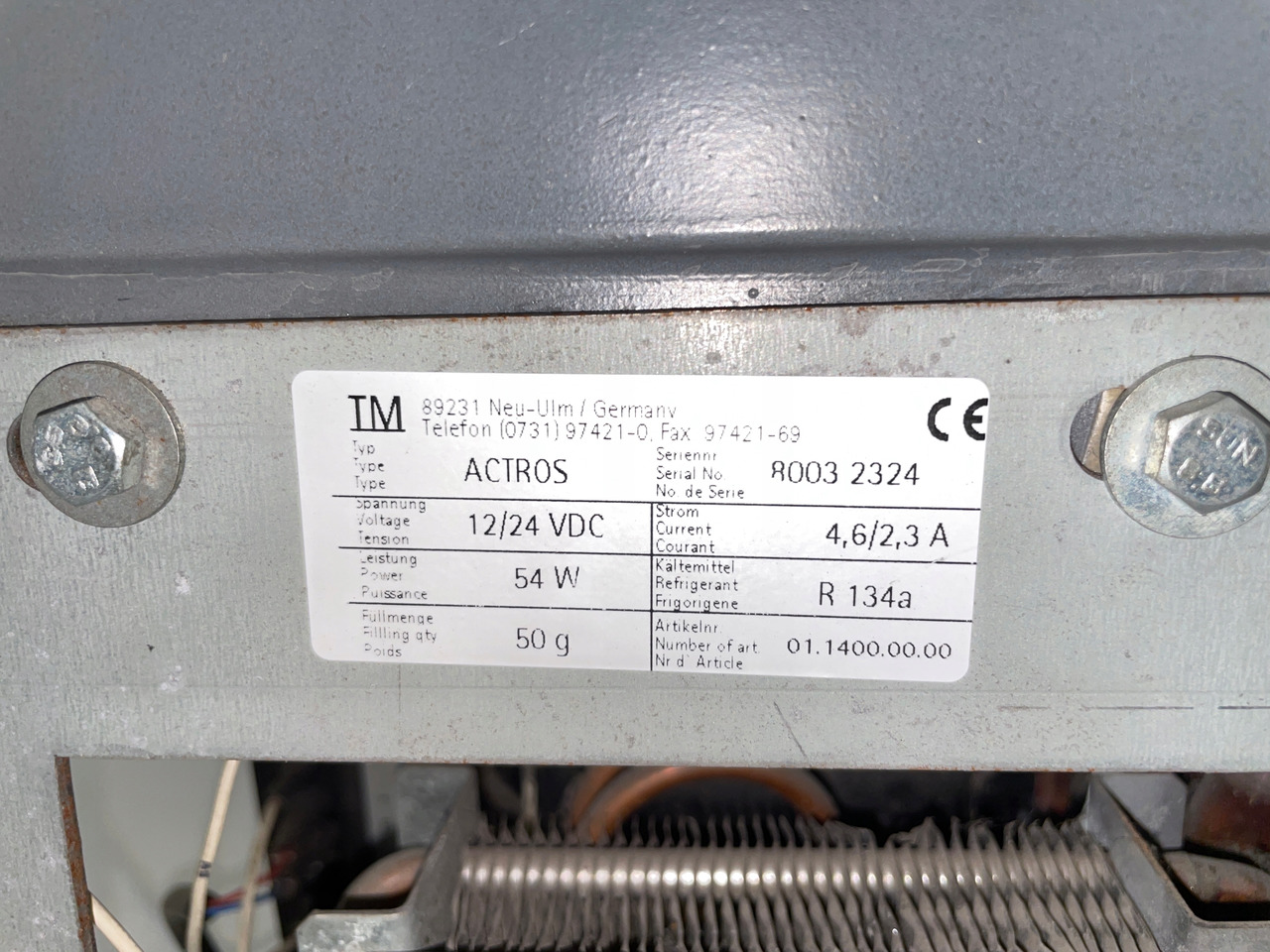 LODÓWKA CHŁODZIARKA MERCEDES ACTROS 80032324 - Cab and interior for Truck: picture 4 LODÓWKA CHŁODZIARKA MERCEDES ACTROS 80032324 - Cab and interior for Truck: picture 4