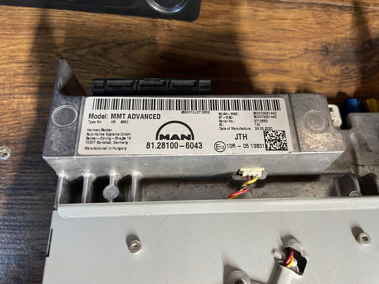 RADIO NAWIGACJA MAN TGS TGX EURO 6 81281006043 WYMIENIONY WYŚWIETLACZ - Navigation system for Truck: picture 4 RADIO NAWIGACJA MAN TGS TGX EURO 6 81281006043 WYMIENIONY WYŚWIETLACZ - Navigation system for Truck: picture 4