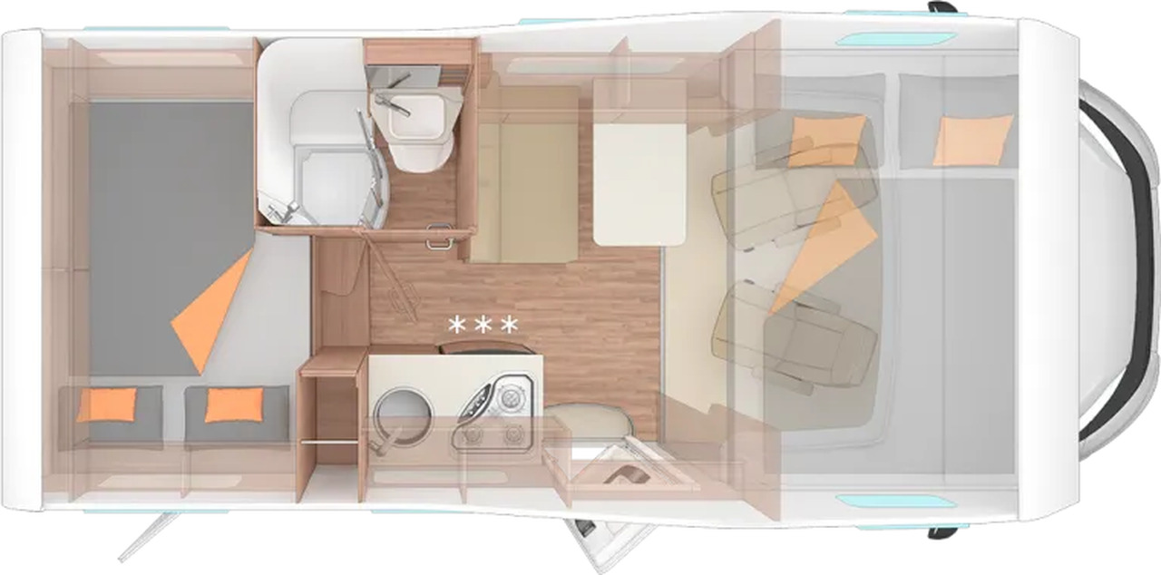 Weinsberg CaraHome 550 MG Aufbauklima., Markise, AHK - Alcove motorhome: picture 2 Weinsberg CaraHome 550 MG Aufbauklima., Markise, AHK - Alcove motorhome: picture 2