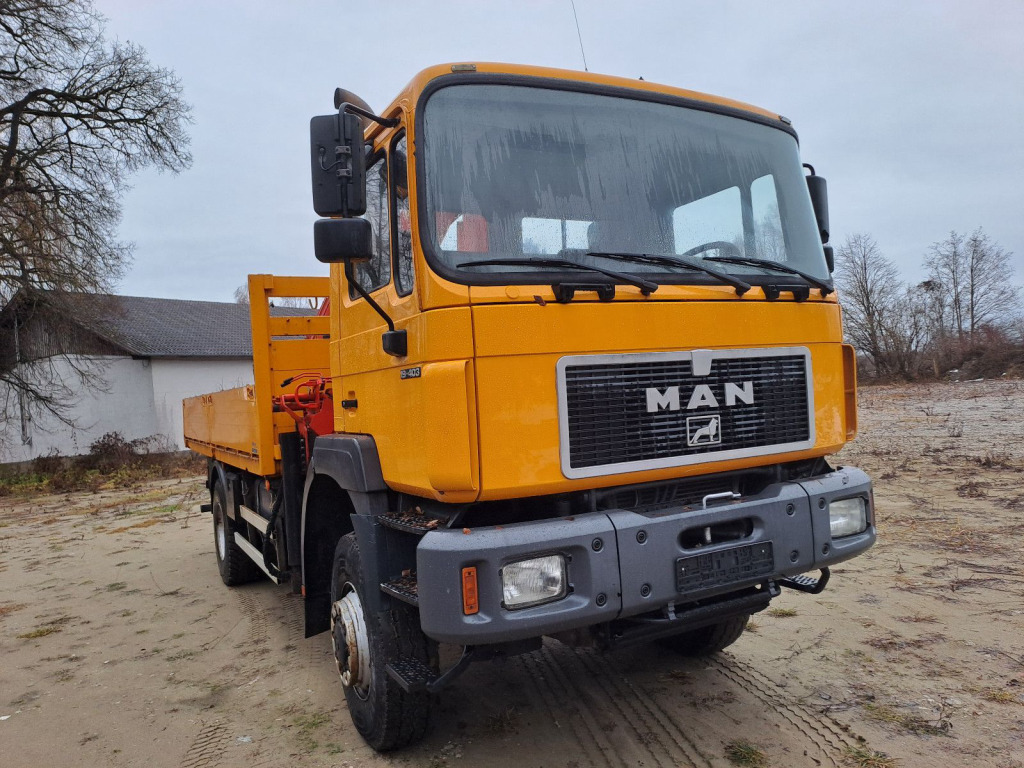 MAN 19.403 Pritsche 4x4 mit Palfingerkran PK 21000 mit Funk - Fernbedienung - Crane truck: picture 2 MAN 19.403 Pritsche 4x4 mit Palfingerkran PK 21000 mit Funk - Fernbedienung - Crane truck: picture 2