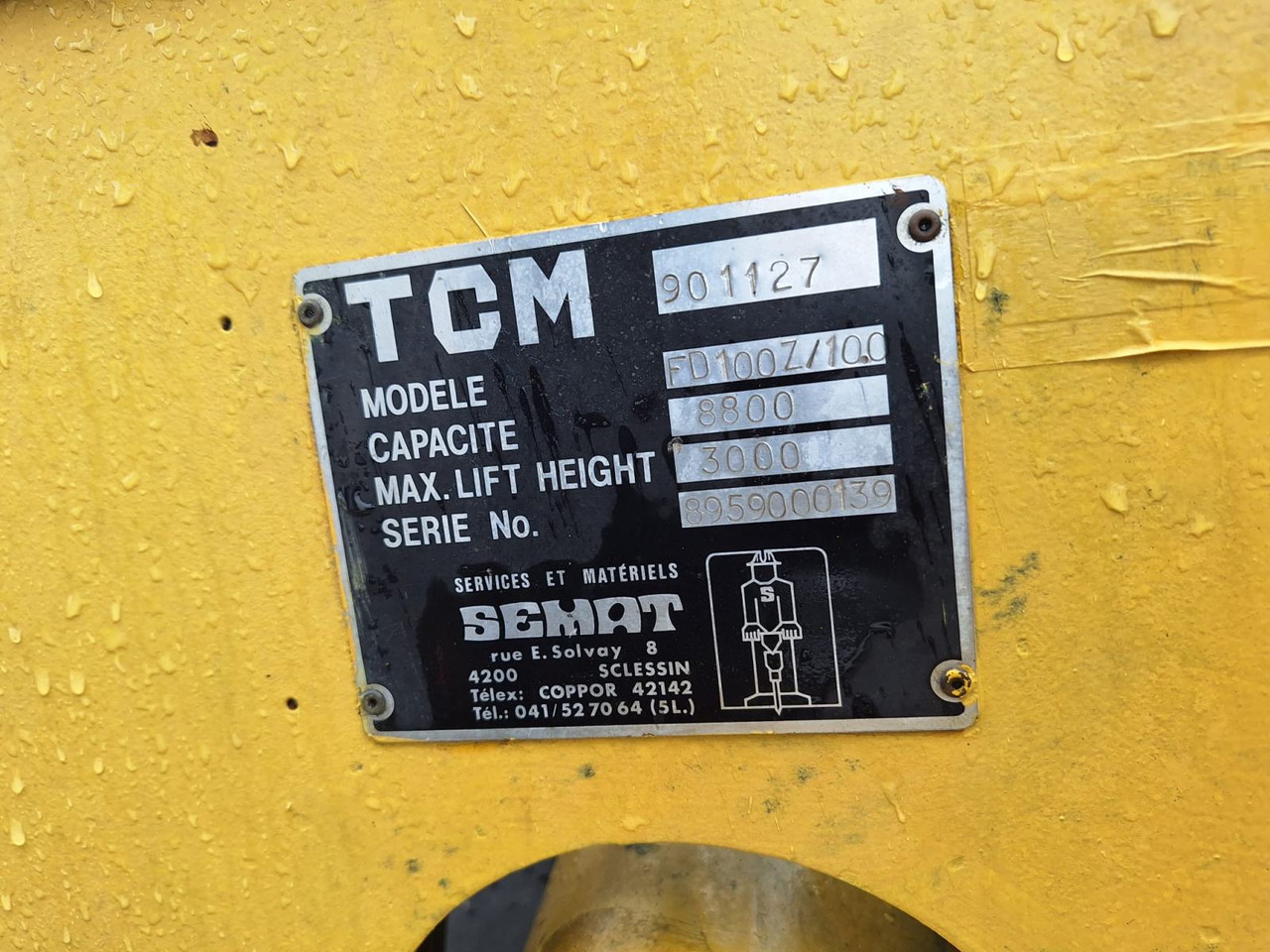 Diesel forklift TCM 100: picture 7