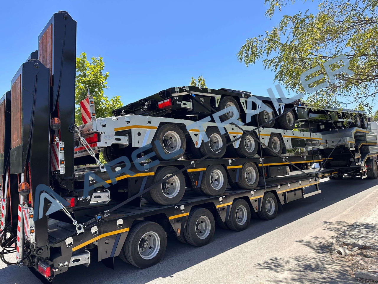 AREL TRAILER 3+2 5 AXLE DRAWBAR REMORQUE TRAILER - Low loader trailer: picture 5 AREL TRAILER 3+2 5 AXLE DRAWBAR REMORQUE TRAILER - Low loader trailer: picture 5
