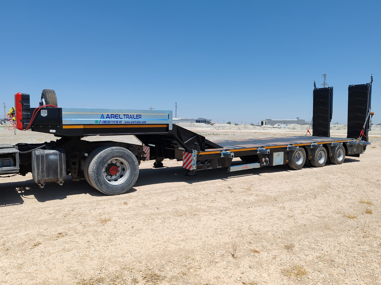 AREL TRAILER 3 AXLE LOWBED TRAILER from MANUFACTURER COMPANY - Low loader semi-trailer: picture 2 AREL TRAILER 3 AXLE LOWBED TRAILER from MANUFACTURER COMPANY - Low loader semi-trailer: picture 2