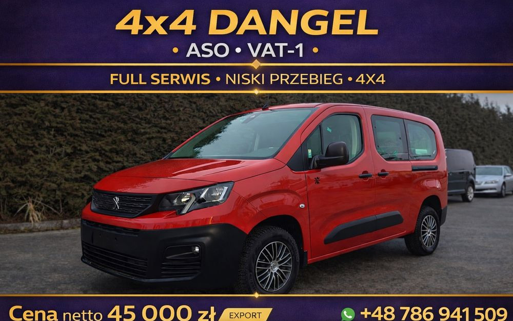 Peugeot Partner 4x4 / Dangel / Vat1/ Aso 100%/ fv23%/ Ford /Opel/Mercedes - Panel van: picture 1 Peugeot Partner 4x4 / Dangel / Vat1/ Aso 100%/ fv23%/ Ford /Opel/Mercedes - Panel van: picture 1