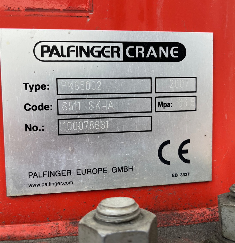 Scania with Palfinger PK 850002 R480 - Tractor unit: picture 5 Scania with Palfinger PK 850002 R480 - Tractor unit: picture 5