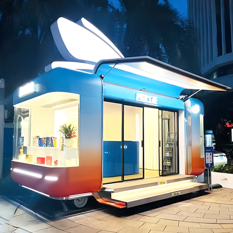 Maichi Mobile Food Truck Taco Juice Bar Trailer Street Food Vending Cart Square trailer - Vending trailer: picture 1 Maichi Mobile Food Truck Taco Juice Bar Trailer Street Food Vending Cart Square trailer - Vending trailer: picture 1