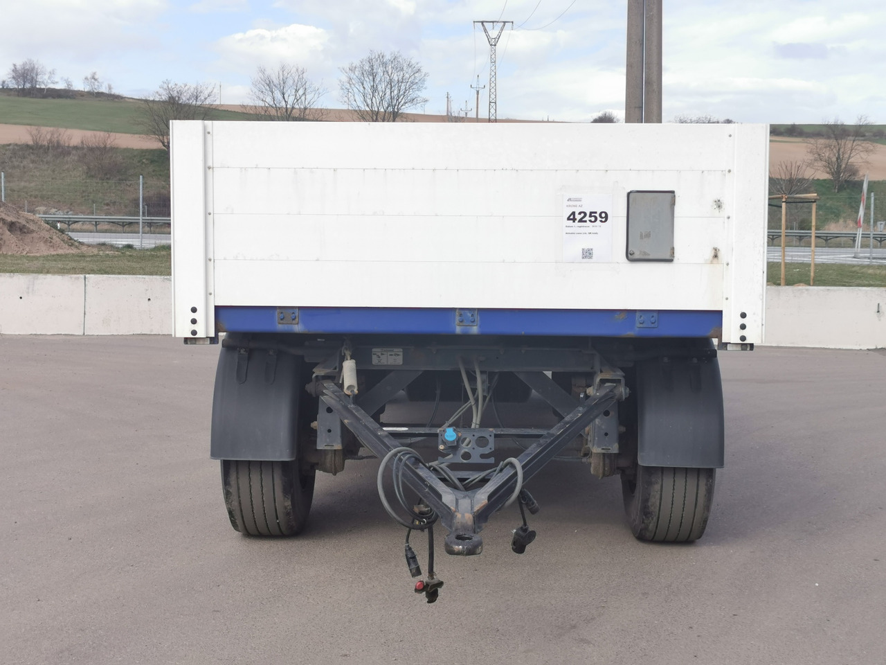 KRONE AZ - Dropside/ Flatbed trailer: picture 2 KRONE AZ - Dropside/ Flatbed trailer: picture 2