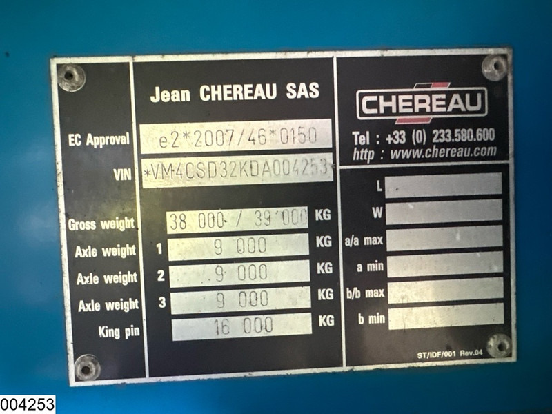 Chereau Koel vries Vector 1950 MT leasing Chereau Koel vries Vector 1950 MT: picture 9