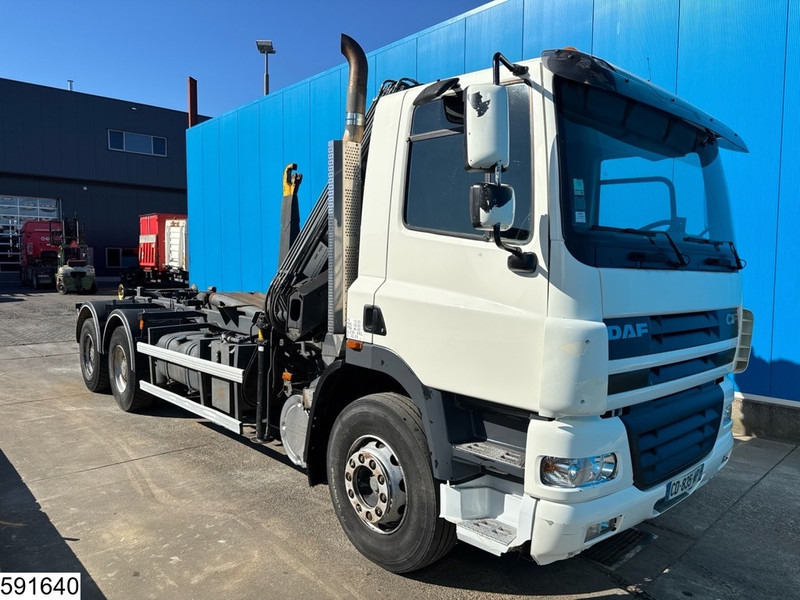 DAF CF 380 6X4, EURO 3, Manual, Steel, HIAB, DALBY - Hook lift truck, Crane truck: picture 3 DAF CF 380 6X4, EURO 3, Manual, Steel, HIAB, DALBY - Hook lift truck, Crane truck: picture 3