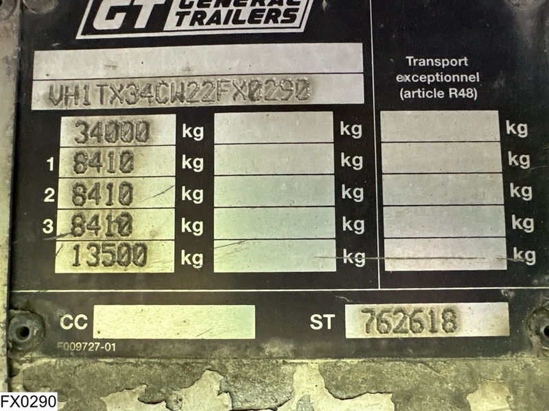 GENERAL TRAILERS kipper - Tipper semi-trailer: picture 4 GENERAL TRAILERS kipper - Tipper semi-trailer: picture 4