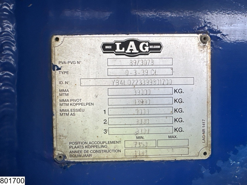 LAG tank 42,000 litres, 5 compartments - Tank semi-trailer: picture 4 LAG tank 42,000 litres, 5 compartments - Tank semi-trailer: picture 4