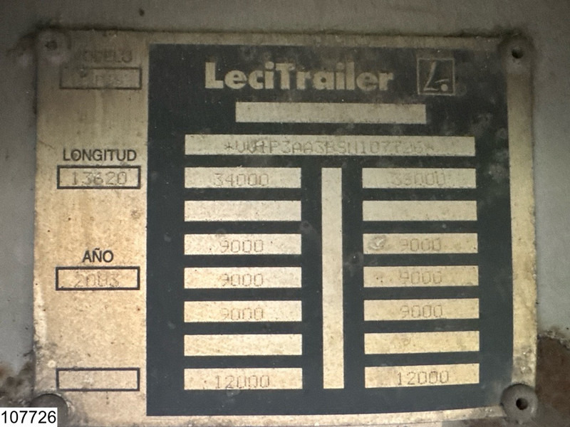 Lecitrailer Tautliner lift axle - Curtainsider semi-trailer: picture 4 Lecitrailer Tautliner lift axle - Curtainsider semi-trailer: picture 4