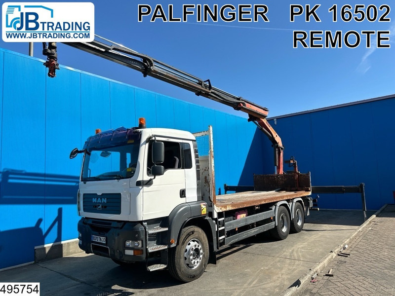 MAN TGA 26 360 6X4, Manual, Steel suspension, Palfinger - Dropside/ Flatbed truck, Crane truck: picture 1 MAN TGA 26 360 6X4, Manual, Steel suspension, Palfinger - Dropside/ Flatbed truck, Crane truck: picture 1